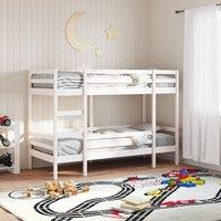 Berkfield Home Bunk Bed without Mattress White 90x190 cm Single Solid Wood Pine