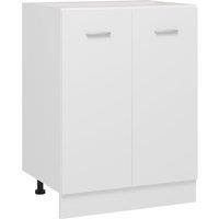 Berkfield Home Bottom Cabinet White 60x46x81.5 cm Engineered Wood