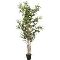 Berkfield Home Artificial Bamboo Tree 1380 Leaves 200 cm Green