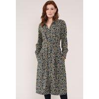 Nomads Clothing Women's Viscose Shirt Dress in Dark Blue | Size: 16