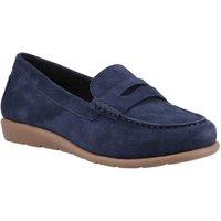 Hush Puppies Women's Shelby Suede Loafer in Navy | Size: 5