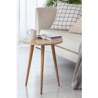 MH London Side Table Coffee & Side Tables Solid Wood Bedside Table for Living Room & Bedroom Judy in Natural