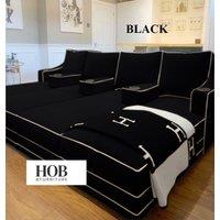 HOB Furniture Viva Luxury Cinema Sofa 12ft x 6ft in Black