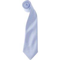 Premier Men's Colours Satin Clip Tie Pack of 2 in Light Blue