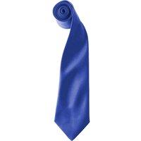 Premier Men's Colours Satin Clip Tie Pack of 2 in Royal