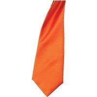 Premier Men's Colours Satin Clip Tie Pack of 2 in Terracotta