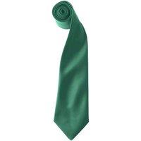 Premier Men's Colours Satin Clip Tie Pack of 2 in Emerald