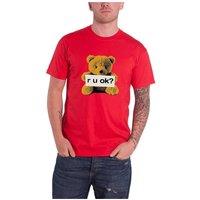 Yungblud Men's R U Ok? T-Shirt in Red | Size: Large