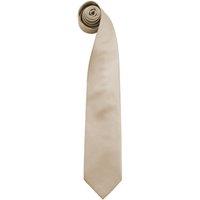Premier Men's Fashion "Colours" Work Clip On Tie Pack of 2 in Khaki