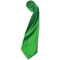 Premier Men's Plain Satin Tie (Narrow Blade) Pack of 2 in Emerald