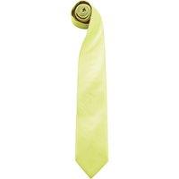 Premier Men's Colours" Plain Fashion Business Tie in Lime