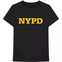 NYC New York Color Men's New York City Text Cotton Logo T-Shirt in Black | Size: XL