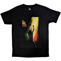 Bob Marley Men's One Love Movie Poster T-Shirt in Black | Size: Medium