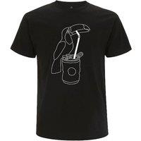 Catfish And The Bottlemen Men's Toucan Cotton Back Print T-Shirt in Black | Size: XL
