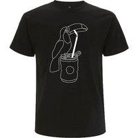 Catfish And The Bottlemen Men's Toucan Cotton Back Print T-Shirt in Black | Size: 2XL