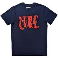 The Cure Men's Logo T-Shirt in Navy | Size: Large
