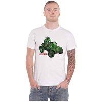 Gorillaz Men's Jeep T-Shirt in White | Size: Large