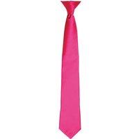 Premier Men's Colours Satin Clip Tie Pack of 2 in Pink