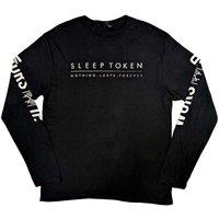 Sleep Token Men's Worship Sleeve Print Cotton Long-Sleeved T-Shirt in Black | Size: Medium