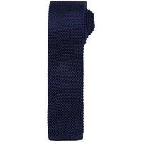 Premier Men's Slim Textured Knit Effect Tie Pack of 2 in Navy