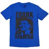 Frank Sinatra Men's Photo Montage T-Shirt in Blue | Size: 2XL