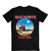 Iron Maiden Men's The Beast Tames Texas T-Shirt in Black | Size: Small