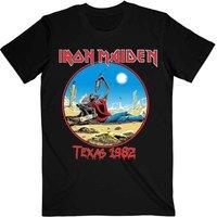 Iron Maiden Men's The Beast Tames Texas T-Shirt in Black | Size: Large