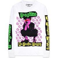 Yungblud Men's Punker Cotton Long-Sleeved T-Shirt in White | Size: Large