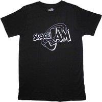 Space Jam Men's Retro Logo T-Shirt in Black | Size: 2XL
