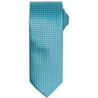 Premier Men's Puppy Tooth Formal Work Tie Pack of 2 in Turquoise
