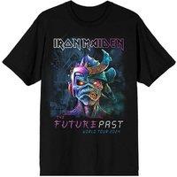 Iron Maiden Men's The Future Past World Tour 24 T-Shirt in Black | Size: Large