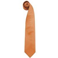Premier Men's Colours" Plain Fashion Business Tie Pack of 2 in Orange