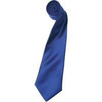 Premier Men's Plain Satin Tie (Narrow Blade) in Aqua