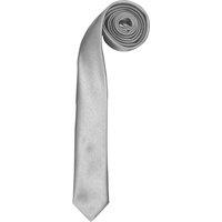Premier Men's Tie - Slim Retro Work Tie in Silver