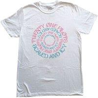 Twenty One Pilots Men's Cotton T-Shirt in White | Size: Medium