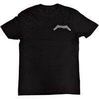Metallica Men's Nothing Else Matters Cotton T-Shirt in Black | Size: XL
