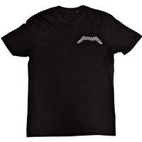 Metallica Men's Nothing Else Matters Cotton T-Shirt in Black | Size: Large