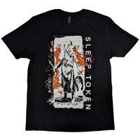 Sleep Token Men's Euclid Cotton T-Shirt in Black | Size: Large
