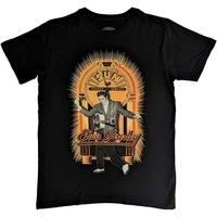 Sun Records Men's Elvis Presley Dancing Cotton T-Shirt in Black | Size: XL