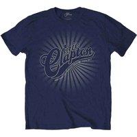 Eric Clapton Men's Logo Rays Cotton T-Shirt in Navy | Size: Small