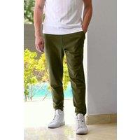 Enorsia Men's Premium Soft Cotton Jogger in Green | Size: Medium