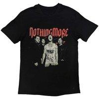 Nothing More Men's Band Photo T-Shirt in Black | Size: 2XL