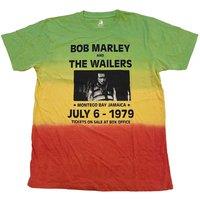 Bob Marley Men's Montego Bay Dip Dye T-Shirt in Bottle Green | Size: Small