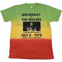 Bob Marley Men's Montego Bay Dip Dye T-Shirt in Bottle Green | Size: Large