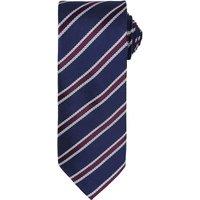Premier Men's Waffle Stripe Formal Business Tie in Navy