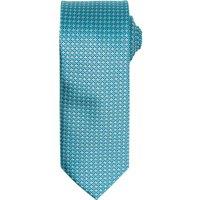Premier Men's Puppy Tooth Formal Work Tie in Turquoise
