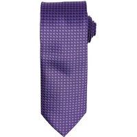 Premier Men's Puppy Tooth Formal Work Tie in Purple