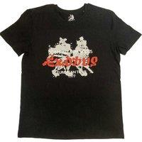Bob Marley Men's Exodus European Tour 1977 Hi-Build T-Shirt in Black | Size: Large