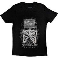 Nothing More Men's Not Machines Cotton T-Shirt in Black | Size: Medium