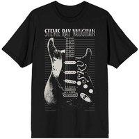 Stevie Ray Vaughan Men's Guitar T-Shirt in Black | Size: XL